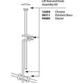 Moen Lift Rod Kit - 12694